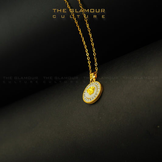 Gold Heart Pendant Necklace